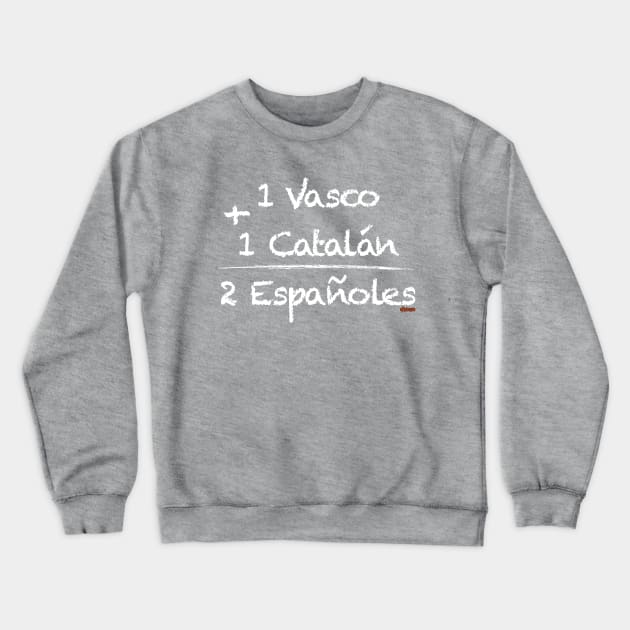 Dos españoles Crewneck Sweatshirt by eltronco